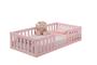 Imagem de Cama Infantil com Grade Bia Rosa