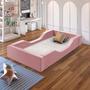 Imagem de Cama Infantil de Espuma D26 Desmontável Moderna Prática com Colchão 168x48 Cores