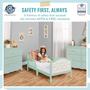 Imagem de Cama infantil Dream On Me Zinnia Mint Wood 11,8 kg 140x74x63cm