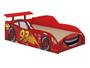 Imagem de Cama infantil juvenil Meninos Carro Menino Montessoriana Corrida Facil Acesso Hot Wheels Relâmpago McQueen Baixa quarto criança Personagem Mini Cama