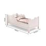 Imagem de Cama Infantil Juvenil Nuvem Colchão Branco com Comoda Lara Branco