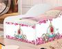 Imagem de Cama Infantil Meninas Princesas Carro Castelo Docel Quarto Criança Princess Com Colchão