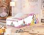 Imagem de Cama Infantil Meninas Princesas Carro Castelo Docel Quarto Criança Princess Com Colchão