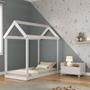 Imagem de Cama Infantil Montessoriana com Colchão Incluso e Mesa de Cabeceira Bambolê Multimóveis MX4286