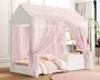 Imagem de Cama Infantil Montessoriana Crystal Com Colchão e Voal Menino Menina Casinha Grade Cercado Solteiro Crianças Caminha Boneca Cabana Resistente Bebê