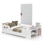 Imagem de Cama Infantil Montessoriana em MDF Aconchego Para Quarto De Criança Com Colchão e Nicho