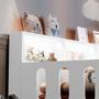Imagem de Cama Infantil Montessoriana Led Nina com Nicho - Branco + Brinde Luminária Led