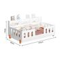 Imagem de Cama Infantil Montessoriana Led Nina com Nicho - Branco + Brinde Luminária Led