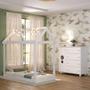 Imagem de Cama Infantil Montessoriana para Colchão 150x70cm com Cômoda Pimpolho Multimóveis MX4281
