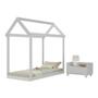 Imagem de Cama Infantil Montessoriana para Colchão 150x70cm com Mesa de Cabeceira Bambolê Multimóveis MX4285