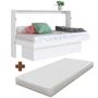 Imagem de Cama Infantil Multifuncional Dobrável Branco Com Colchão Fioxi Shop Jm