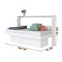 Imagem de Cama Infantil Multifuncional Dobrável Branco Fioxi Shop Jm