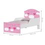 Imagem de Cama Infantil Rosa Menina Com Colchão