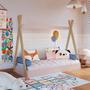 Imagem de Cama Infantil tipo Cabana Montessoriana Rosa