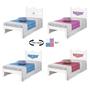 Imagem de Cama Julia Multicores Branco Rosa/Lilas/Azul/Branco