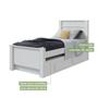 Imagem de Cama lopas solt 0,90 athenas 2022 - com cama auxiliar branco