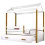 Imagem de Cama Montessori Cabana com Auxiliar e Colchão 