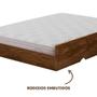 Imagem de Cama Montessoriana Com Colchão Ortobom Solteiro 4 Rodízios Âmbar Diogo Shop JM