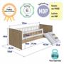 Imagem de Cama Montessoriana com Escada e Escorrega Aveiro com Branco Completa Móveis
