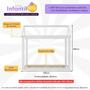 Imagem de Cama Montessoriana Infantil Bambolê para Colchão 150x70cm Multimóveis EX4010