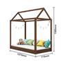 Imagem de Cama Montessoriana Infantil Madeira Maciça Madri Espresso Móveis Mogano