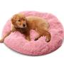 Imagem de Cama Nuvem Donut 80cm Cachorro Gato Pet Animais Rosquinha Fofa Confortavel Pelucia Petshop Descanso Casa Dog Coelho