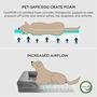 Imagem de Cama Ortopédica Bedsure para Cães Grandes - com Capa Lavável