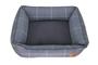 Imagem de Cama para Cachorro Mabuu Pet - Azul com Linhas - Tamanho P