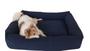 Imagem de Cama para Cachorro Médio Porte 88x68 cm Marinho Acquablock