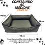 Imagem de Cama Para Pet Retangular Impermeável M Lavável Com Zíper