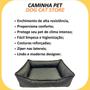 Imagem de Cama Para Pet Retangular Impermeável M Lavável Com Zíper