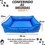 Imagem de Cama Para Pet Retangular Impermeável P Lavável Com Zíper