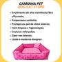 Imagem de Cama Pet Cachorro Gato Quadrada Estampada 42 X 42 X 16 P +