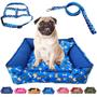 Imagem de Cama Pet Cachorro Gato Quadrada Estampada 52 X 52 X 17 M +