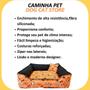 Imagem de Cama Pet Cachorro Gato Quadrada Estampada 52 X 52 X 17 M +