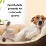 Imagem de Cama Pet Cachorro Gato Retangular Suede Pelúcia Confort G