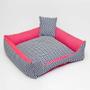 Imagem de Cama Pet Luxo Impermeavel Extra Grande Collor Rosa