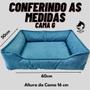 Imagem de Cama Pet Luxo Macia Para Cachorro E Gato Suede G