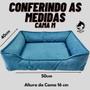 Imagem de Cama Pet Luxo Macia Para Cachorro E Gato Suede M