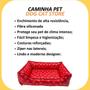 Imagem de Cama Pet Luxo Retangular Impermeável Estampada G Lavável