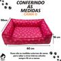 Imagem de Cama Pet Luxo Retangular Impermeável Estampada G Lavável