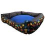 Imagem de Cama Pet Para Cachorro 55x55x20cm Caminha Porte Pequeno Médio Impermeável Lavável