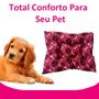 Imagem de Cama Quadrada Lavável Pet Caminha P/ Cachorro Porte Pequeno