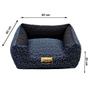 Imagem de Cama Quadrada Luppet Conforto Osso Azul - Tam. G