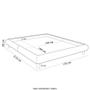 Imagem de Cama Queen Base Box 158x198cm Pés Madeira Cold P02 Veludo Bege - Mpozenato