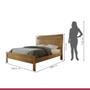 Imagem de Cama Queen Com Ratam 160cm Império Amêndoa Mel Josandro