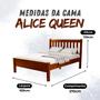 Imagem de Cama Queen Size Alice na Cor Avelã