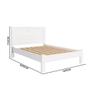 Imagem de Cama Queen Size MDF Branco Amsterdã Fênix