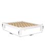 Cama Queen Turca Reforçada Madeira Cor Branco - Nemargi Imagem de Cama Queen Turca Reforçada Madeira Cor Branco