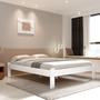 Cama Queen Turca Reforçada Madeira Cor Branco - Nemargi Imagem de Cama Queen Turca Reforçada Madeira Cor Branco